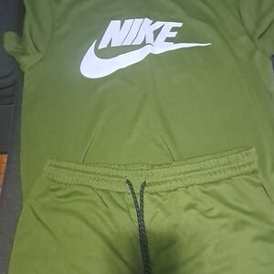 Nike Olive Green Athletic Set